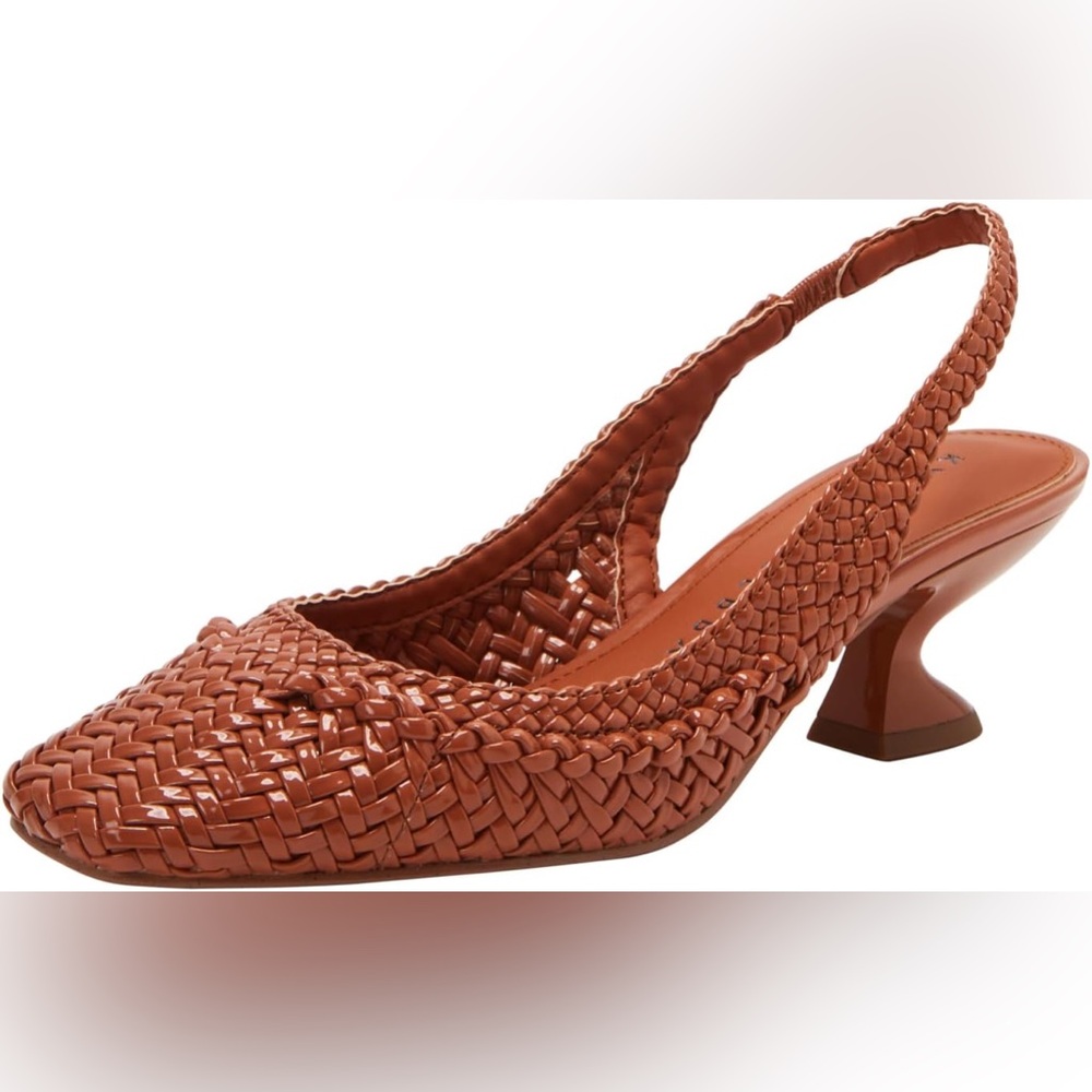 Katy Perry Laterr Woven Sling-Back Pump EUC
